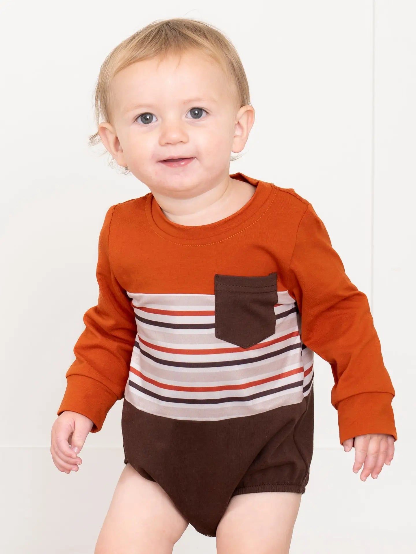 Maple Stripes Colorblock Romper